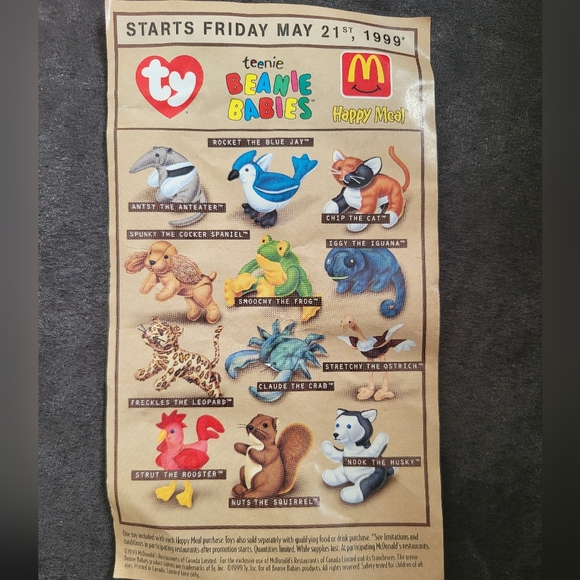 1999 McDonald's Ty Beanies - Picture 3 of 3